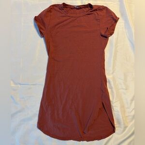 Fashionova T-shirt Dress With Side Slit - SZ S